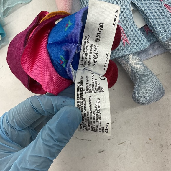 Disney Blue Stuffed Animal Princess Plush Toy Lot Jasmine Aladdin - Picture 8 of 10